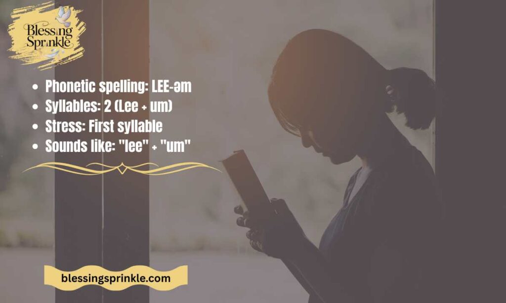 Liam Meaning in Bible Pronunciation