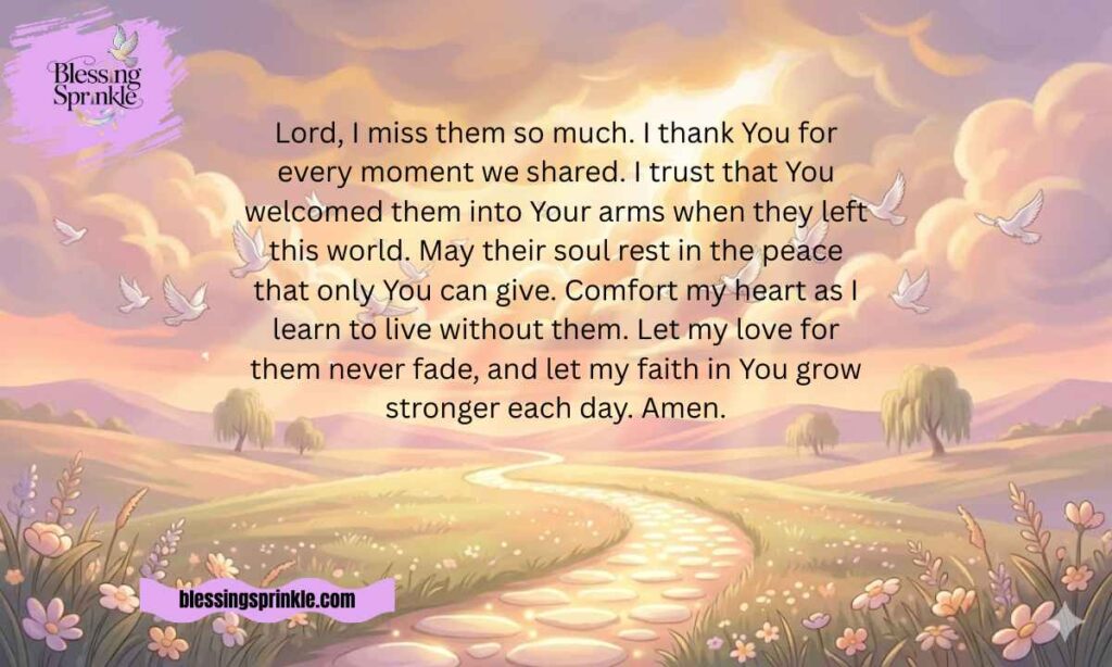 Prayer for the Soul of a Loved One