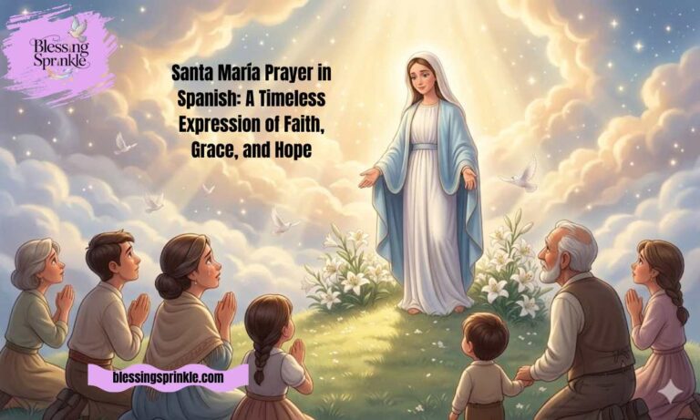Santa MarÃa Prayer