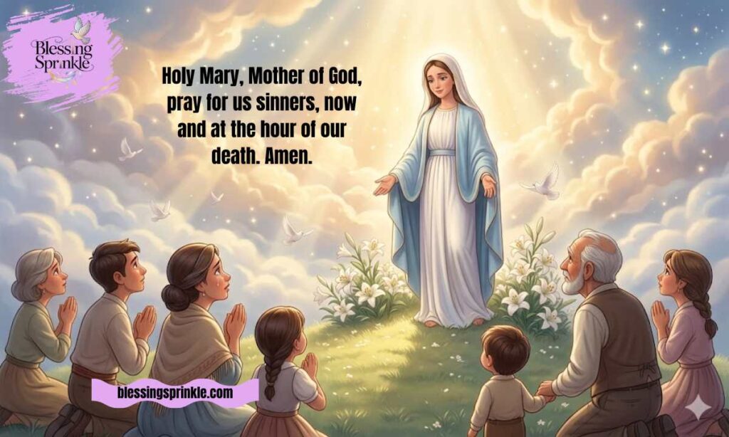 Santa Maria Prayer in English