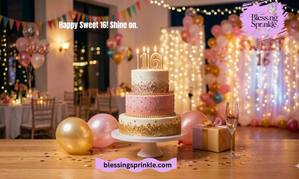 Short and Simple 16th Birthday Wishes