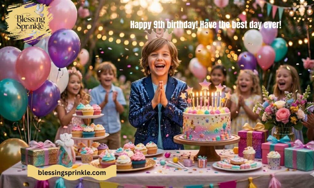 Short and Simple Happy 9th Birthday Wishes