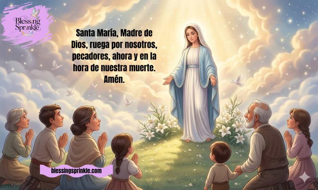 The Santa María Prayer in Spanish