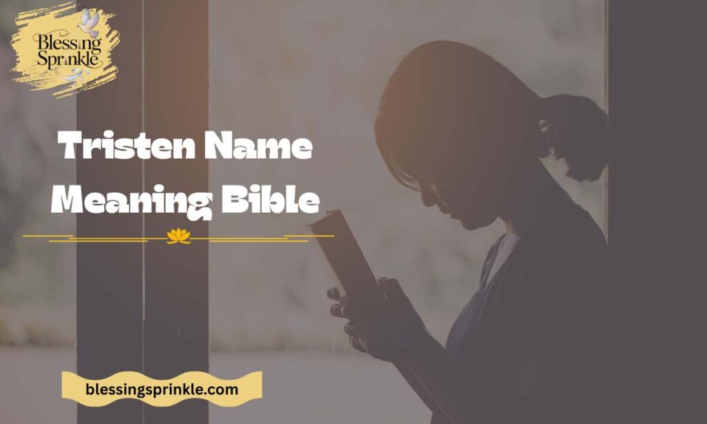 Tristen Name Meaning Bible