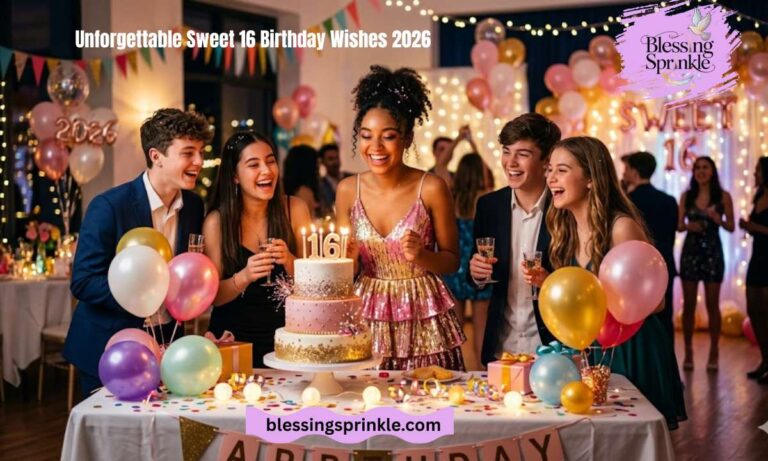 Unforgettable Sweet 16 Birthday Wishes 2026