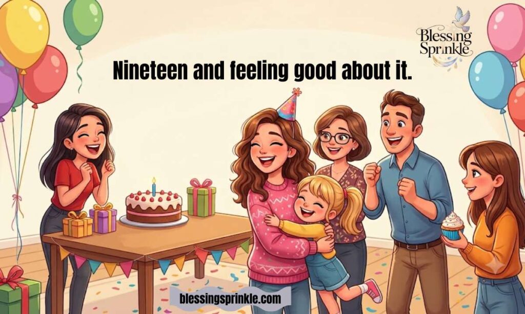 19th Birthday Captions