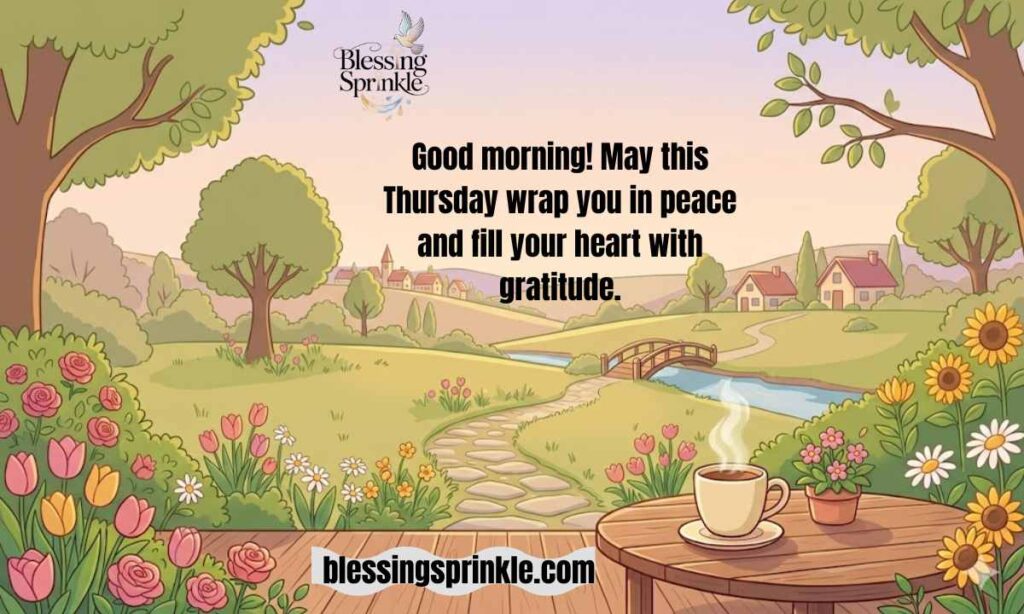 Beautiful Good Morning Thursday Blessings