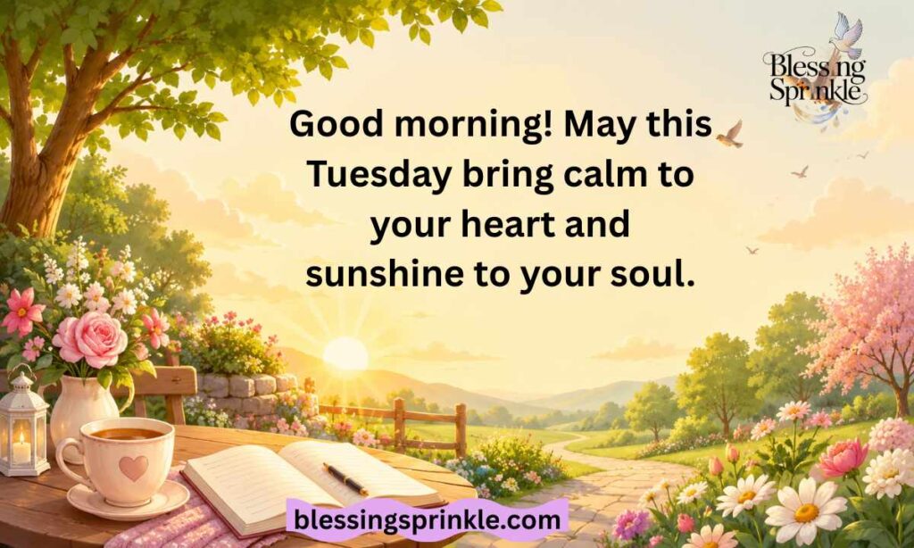 Beautiful Good Morning Tuesday Blessings