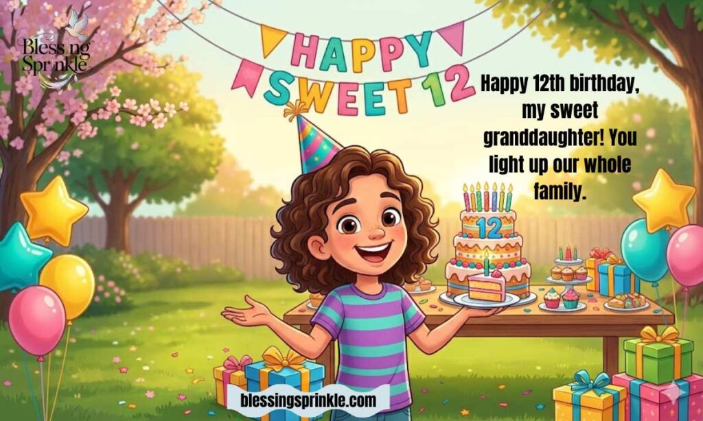 Happy 12th Birthday Granddaughter