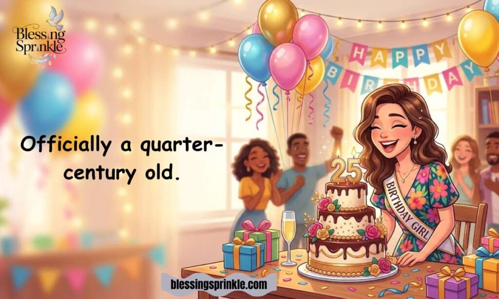 Happy 25th Birthday Sayings