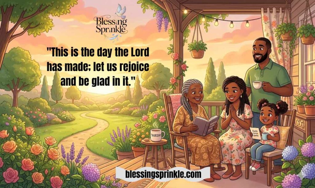 Inspiration Good Morning Thursday Blessings Bible Verse