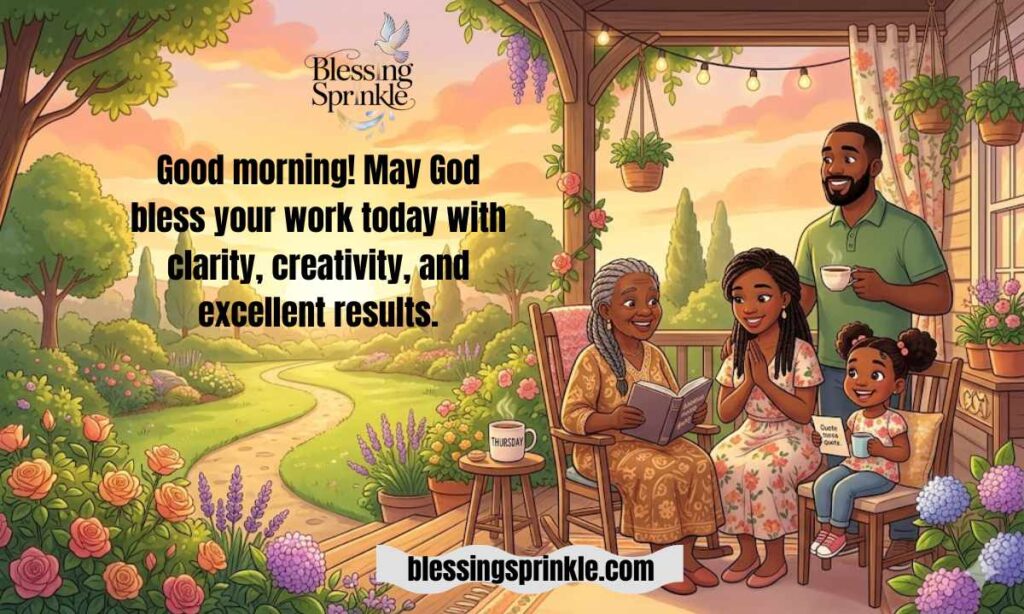 Motivational Thursday Blessings for Work