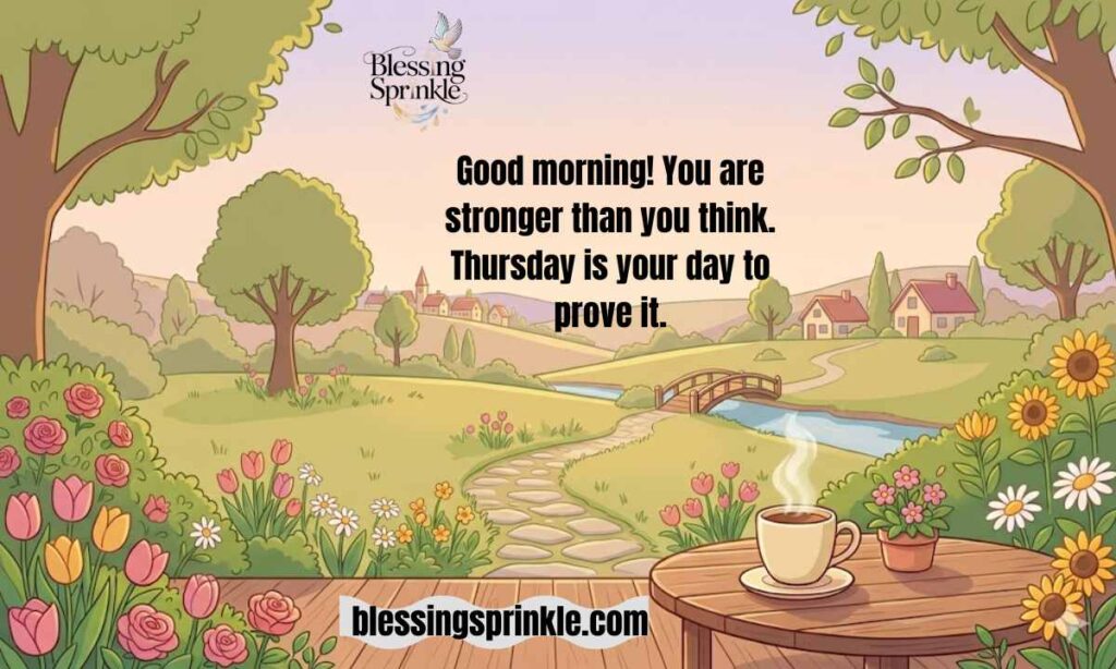Positive Encouragement Good Morning Thursday