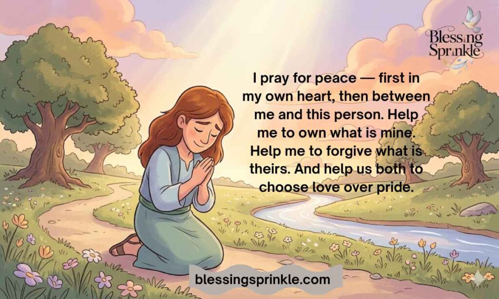 Prayer for Peace in Broken Relationships