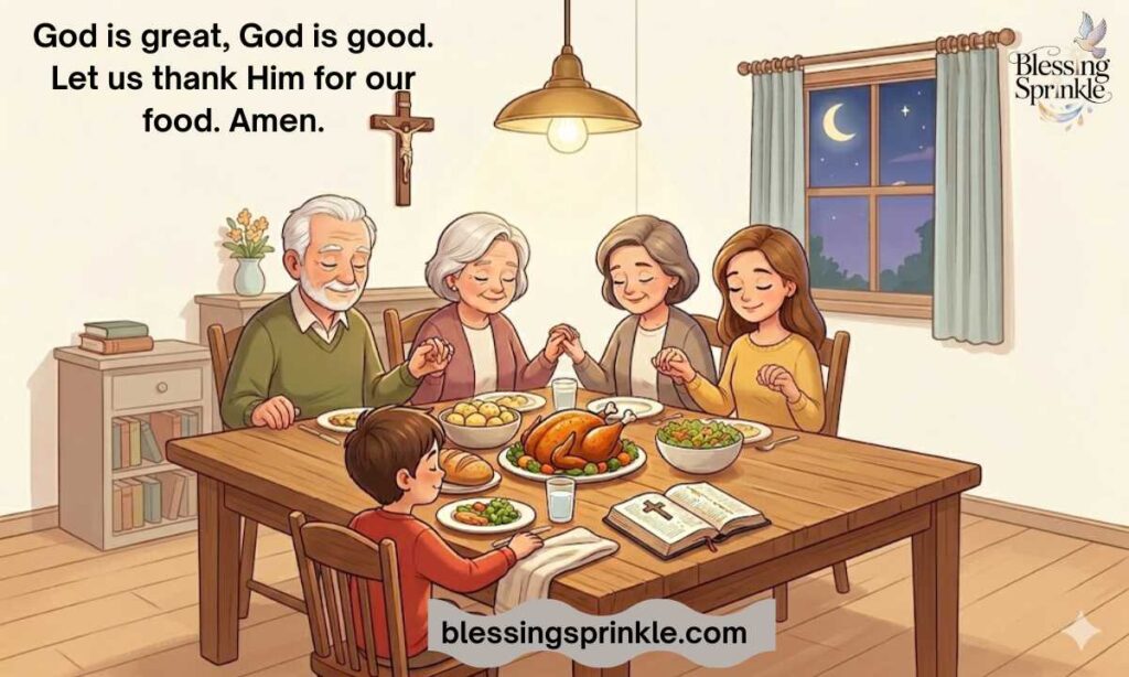 Short Family Dinner Prayer