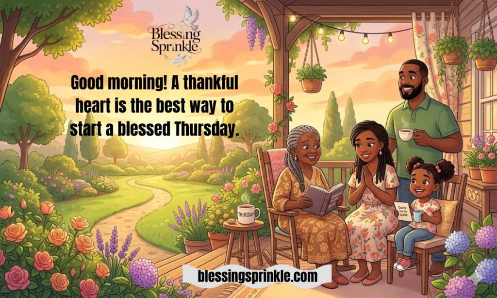 Thankful Inspiration Good Morning Thursday Blessings