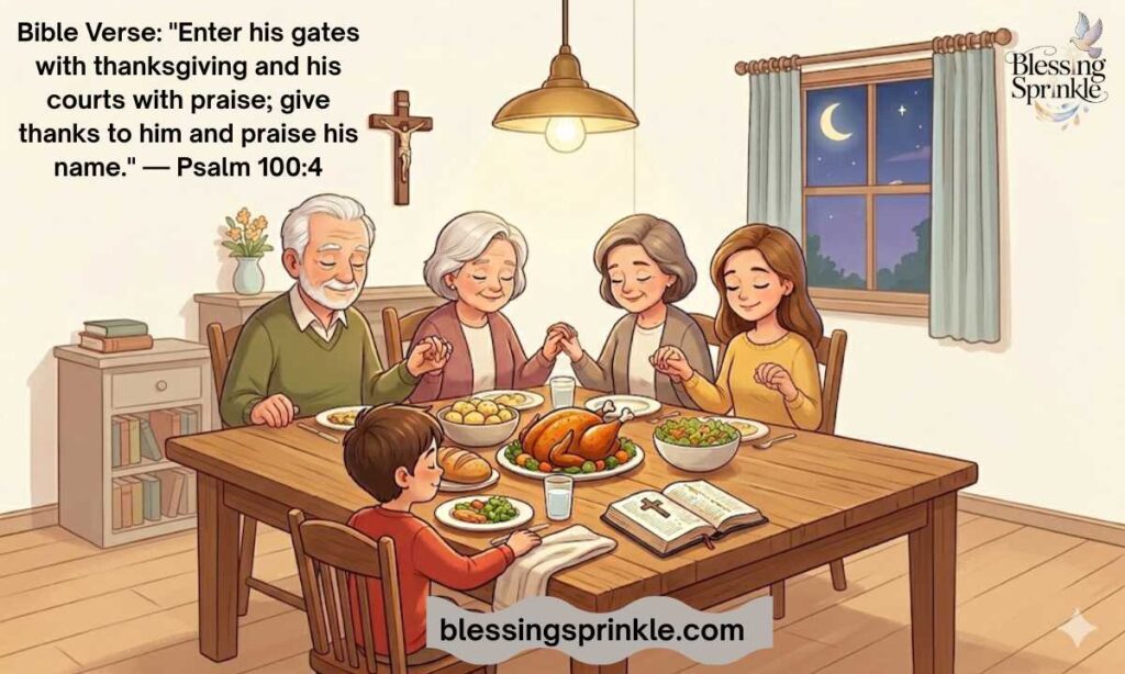Thanksgiving Dinner Prayer (Catholic)