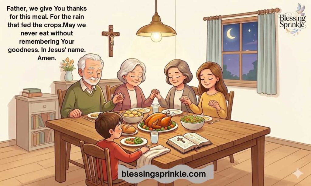 Thanksgiving Prayer Before Meals