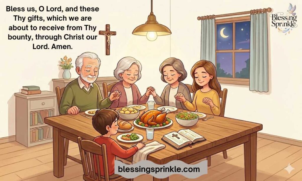Traditional Catholic Grace Before Meals