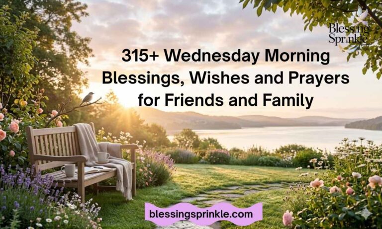 Wednesday Morning Blessings