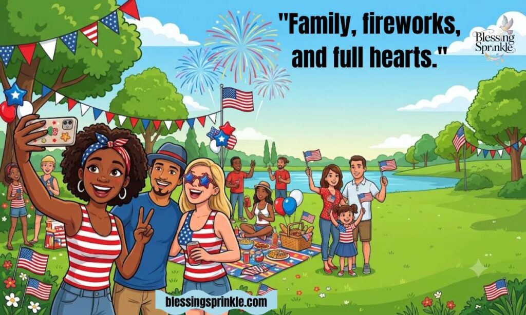 4th of July Family Photo Captions