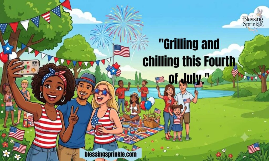 BBQ and Cookout Captions for Independence Day