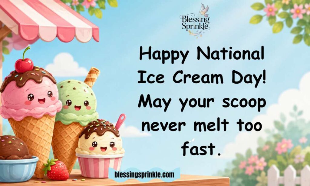 Best Happy National Ice Cream Day Wishes for Everyone