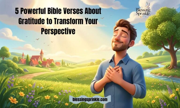 Bible Verses About Gratitude