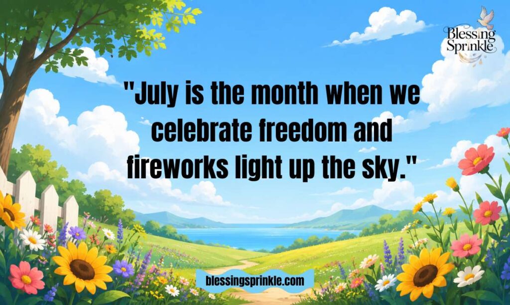 Famous Quotes About July