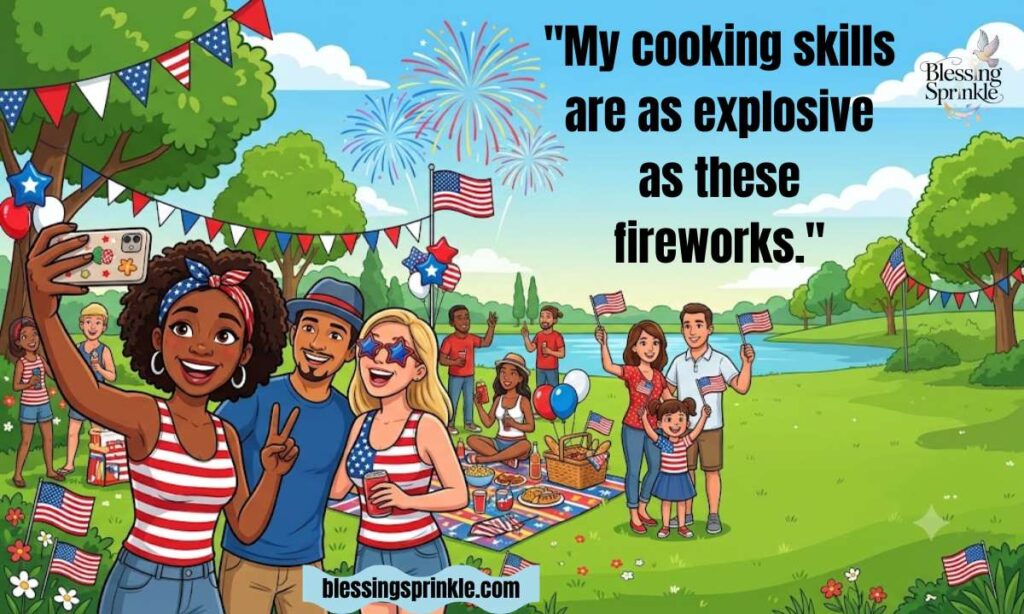 Funny 4th of July Captions for Fireworks Photos
