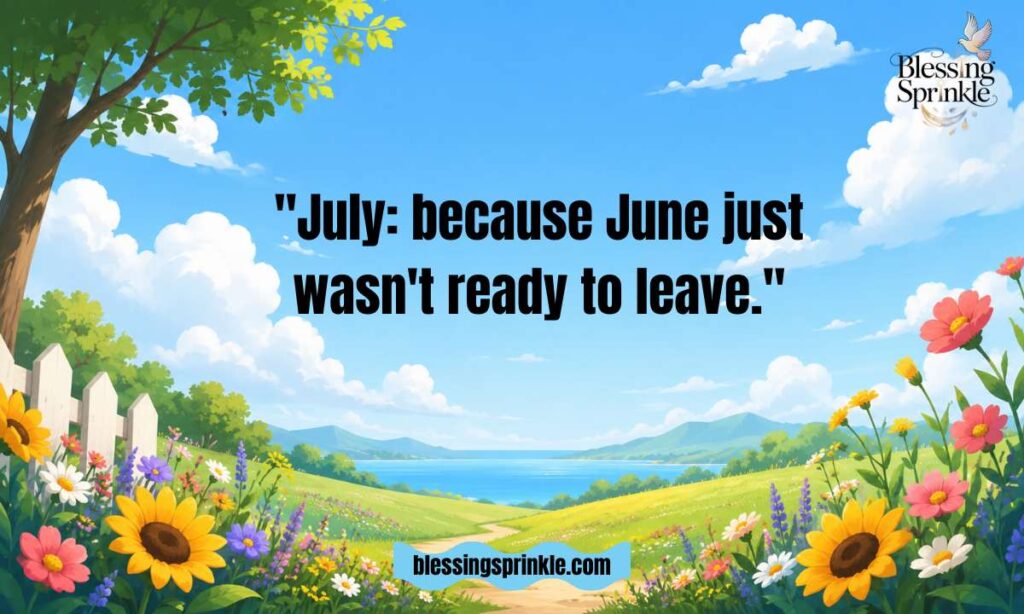 Funny July Quotes