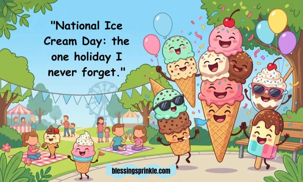 Funny National Ice Cream Day One-Liners
