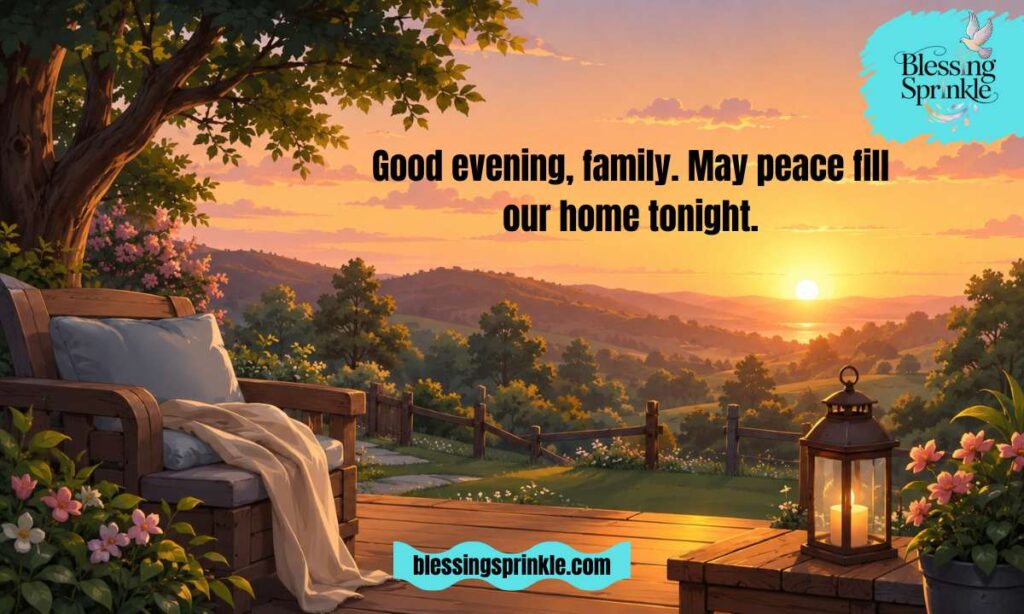 Good Evening Blessings for Family and Friends