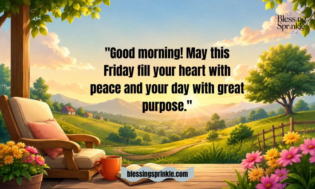 Good Morning Friday Blessings and Greetings