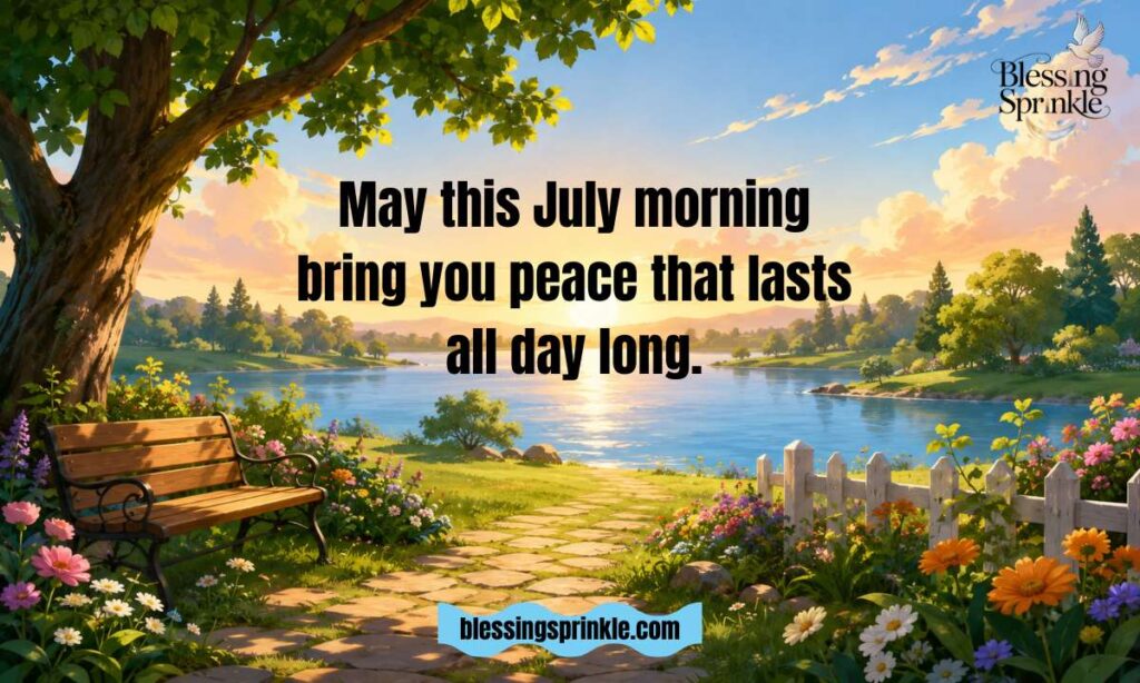 Good Morning July Blessings