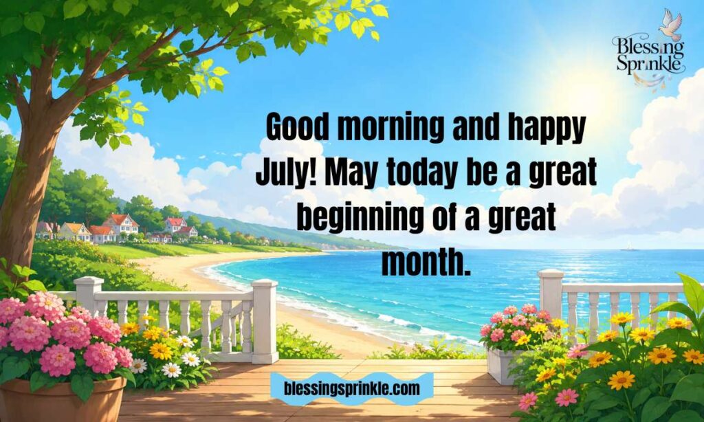Good Morning July Wishes to Brighten Every Day