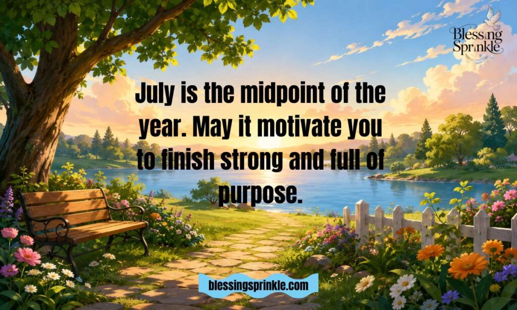 Inspirational July Blessings