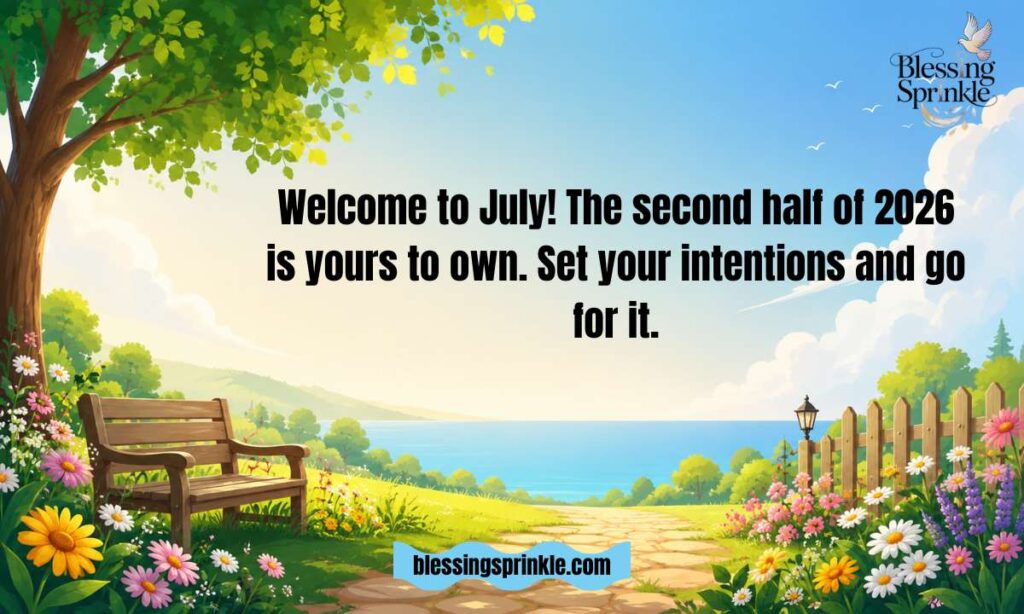 Inspirational July Wishes for New Beginnings
