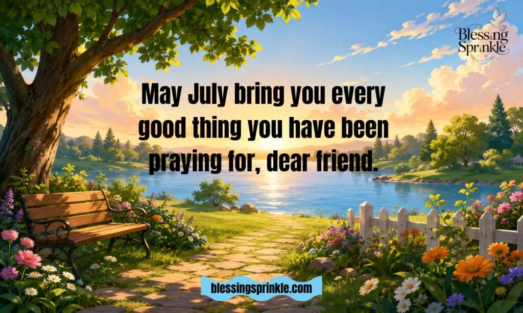 July Blessings for Friends
