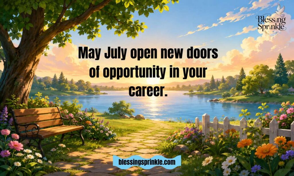 July Blessings for Success and Prosperity
