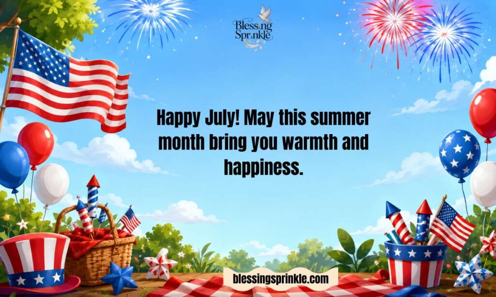 July Greetings Messages