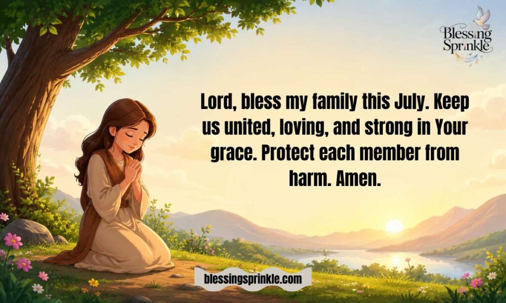 July Prayer for Family