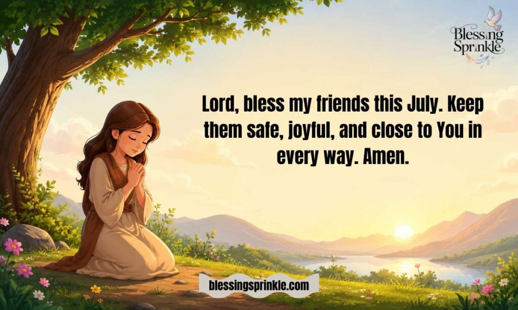 July Prayer for Friends