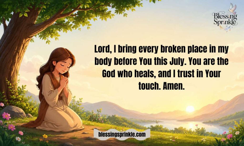 July Prayer for Healing