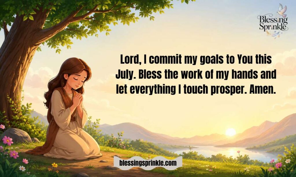 July Prayer for Success