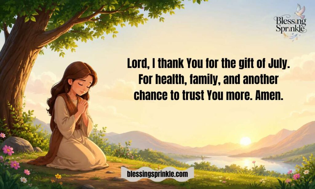 July Prayer of Gratitude