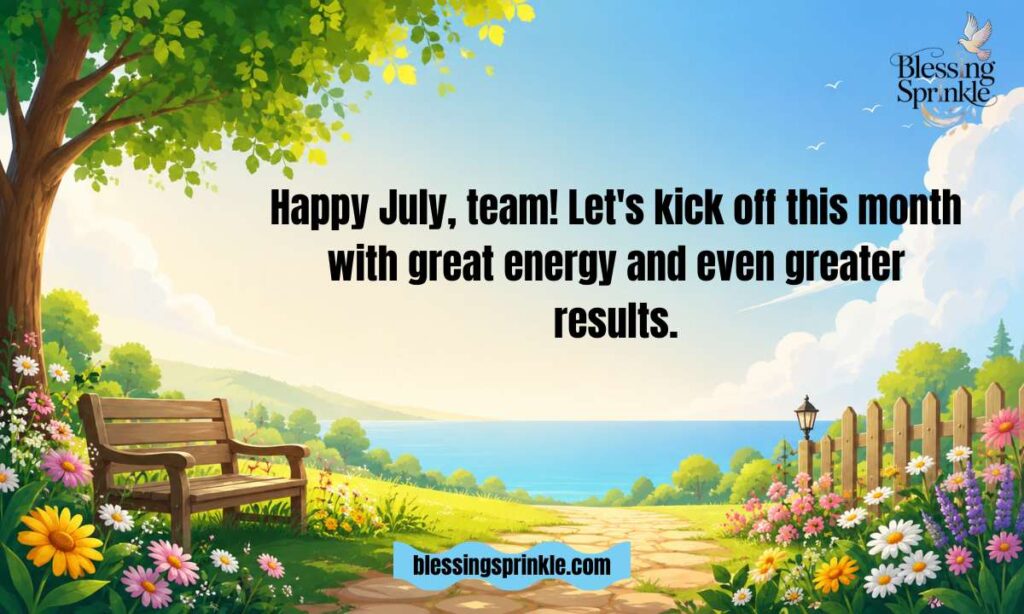 July Wishes for Coworkers and Colleagues
