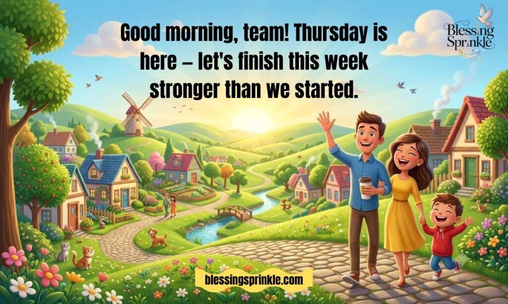 Motivational Thursday Morning Messages for Coworkers and Work