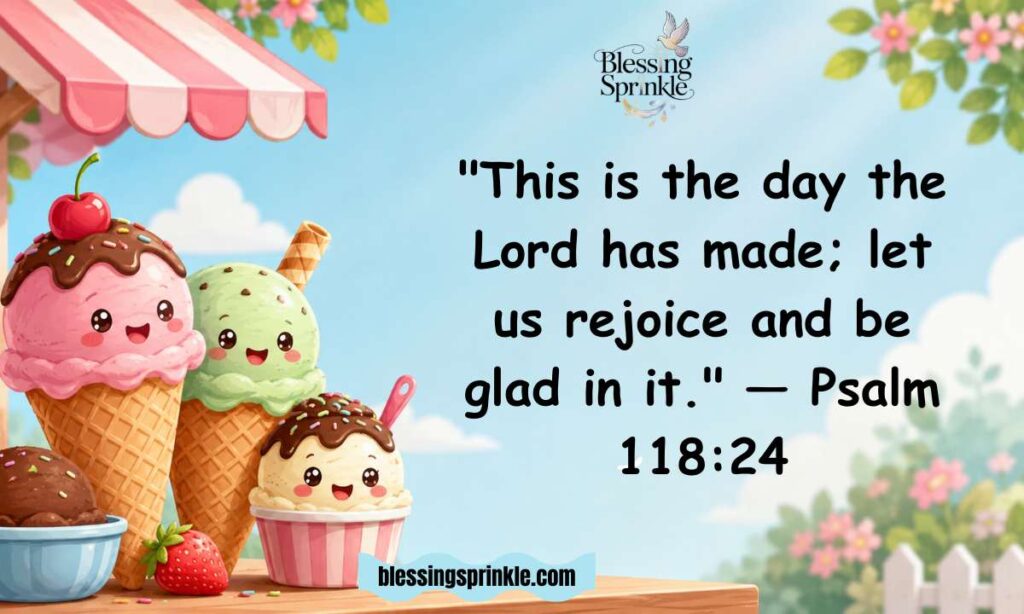 National Ice Cream Day Bible Verses About Joy, Gratitude and Sweet Blessings