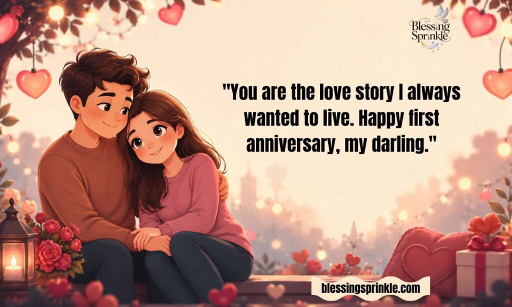 Romantic 1st Anniversary Wishes for Couples